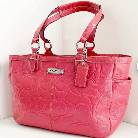 Coach Gallery Tote In Rose Pink Excellent Condition for Age. Looks, Brand New - Picture 1 of 8